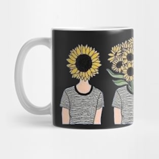 Flower heads - Digital drawing pencil - Colour Mug